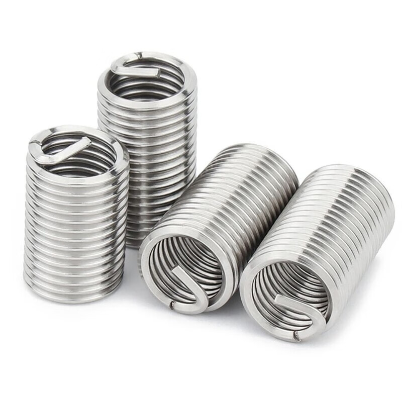 Thread protective sleeve stainless steel braces 304 internal thread fine tooth steel wire screw sleeve/steel wire/screw sleeve sheath wire sleeve complete set M8*1*1.5D/50 pieces