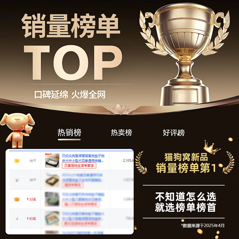 Beichuzhong Dog House Warm Cat House Dog Mat Dog Bed Large, Medium and Small Dogs Universal Dog Sleeping Mat Cat Dog House Pet Bed Black Gray S-50*40CM Recommended within 8 pounds Skin-friendly fabric Comfortable and breathable