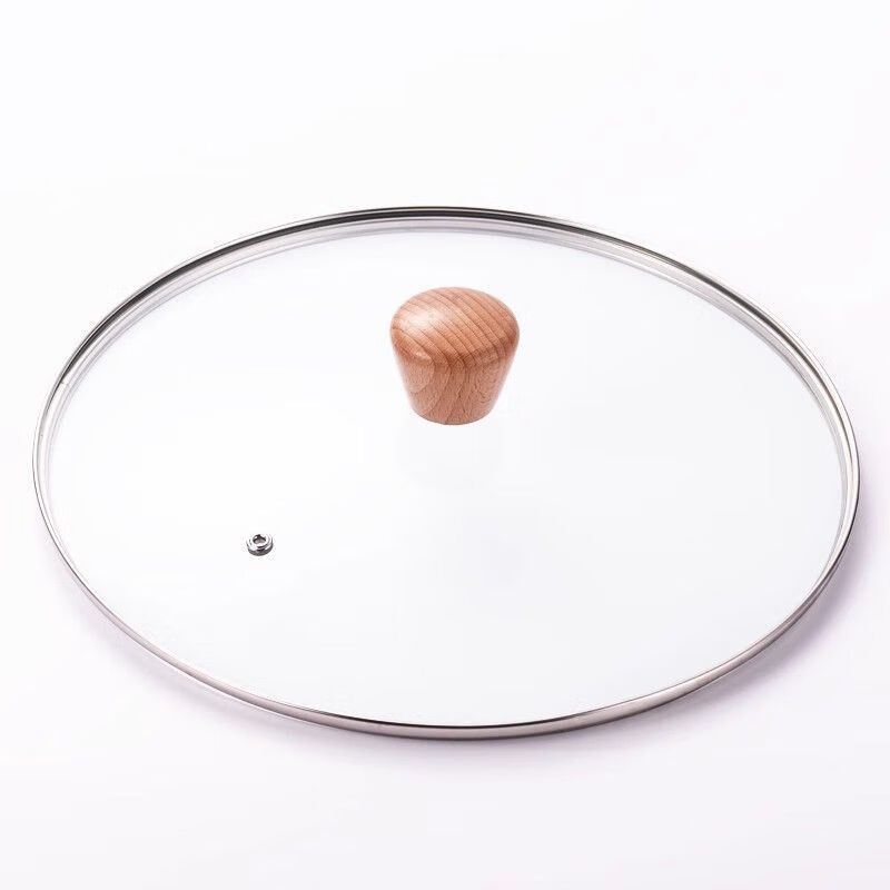 Midea (Midea) same style recommended by Yangma. Home-style tempered glass. Universal for 14cm-40cm pots. Thickened material. Suitable for 32cm pots. Thickened lid - explosion-proof and resistant.