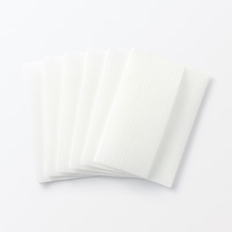 MUJI portable glasses cleaning cloth glasses cloth lens cleaning cloth OGB89A4A white 14 sheets * 1 pack