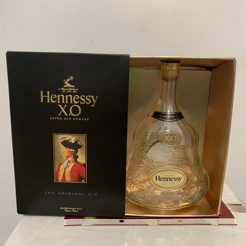 Shantou Lincun Hennessy XO 14 catties original high-end empty bottle bubble wine bottle decorative bottle with box 700ML second-hand 700ML single bottle without box