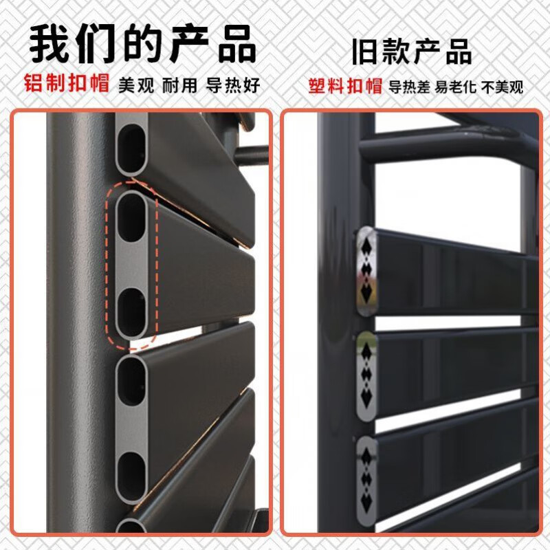 DIONO copper-aluminum small basket radiator household bathroom storage rack bathroom radiator kitchen balcony toilet wall-mounted copper-aluminum classic model medium 400 high 600