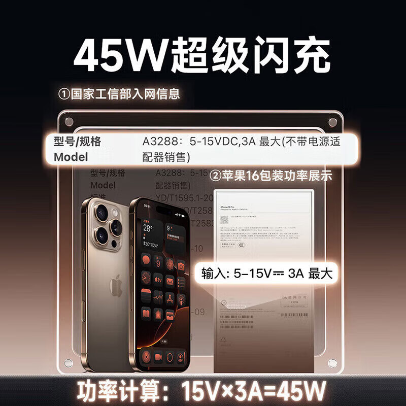 Ruiyang adapts to Apple 17 charging cable 45W fast charging set iPhone16Plus/promax/15Air original dual type-c mobile phone charger genuine charging head data cable original genuine dual C port丨60W braided fast charging cable 1.0 meters