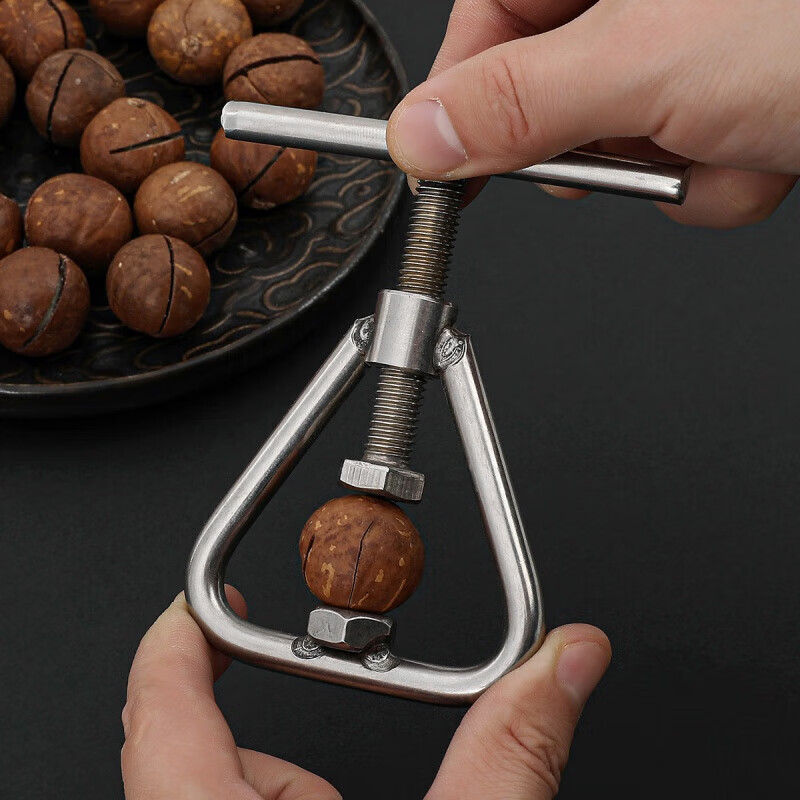 Nut opening tool walnut almond macadamia nut shell opener fruit opener stainless steel nut clamp tool stainless steel tightening size opener