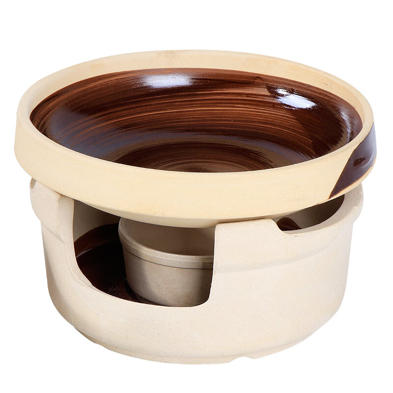 Tirona small casserole alcohol stove small hot pot special dry pot casserole independent clay pot heat-resistant ceramic bowl earthenware bowl earthenware 19 earthenware bowl about 700ml 1 pack