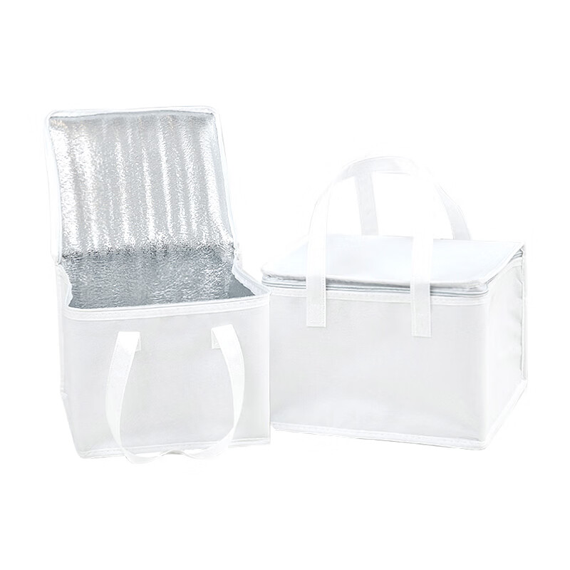 White 4-inch 6-inch 8-inch 10-inch 12-inch birthday cake insulation bag refrigerated bag delivery bag customized for takeaway waterproof white gold handheld 6-inch single layer length 26 width 26