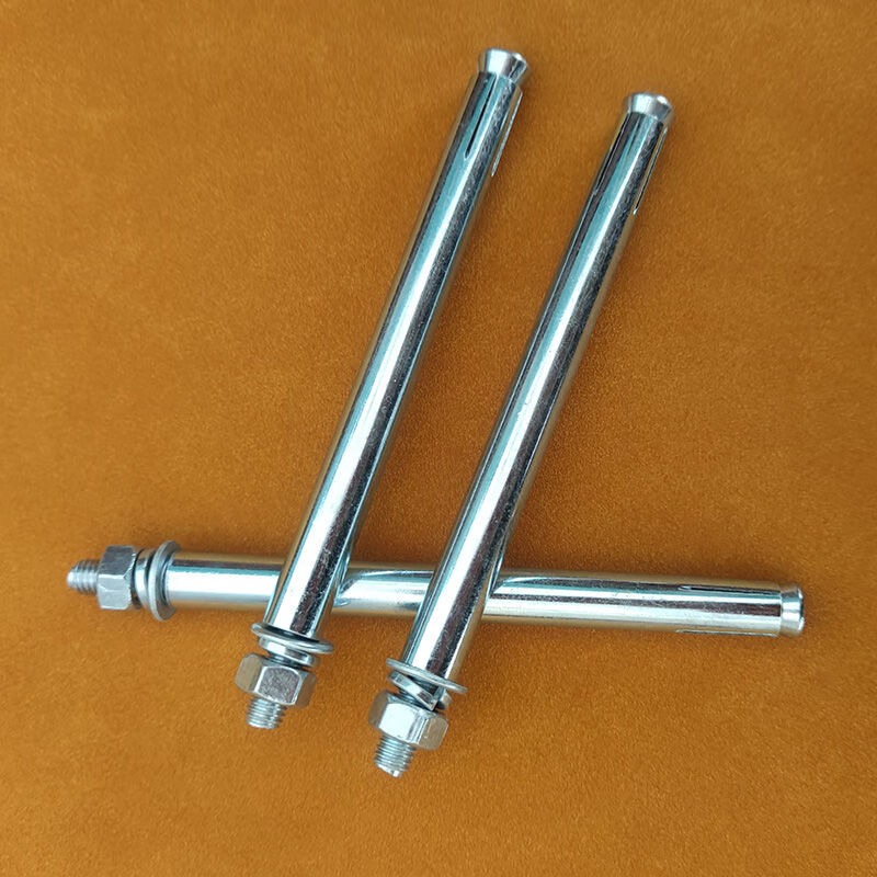 Bun Peng extended expansion screw 15cm 20cm TV hanging bracket rock plate suspended background wall 8mm iron 1 6 pieces long 15cm with protective wall plastic sheet