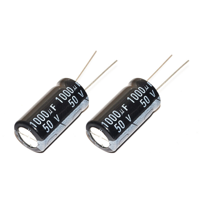 TaoTimeClub electrolytic capacitor 50V/1000UF volume 13*25 aluminum electrolytic capacitor 10 pieces
