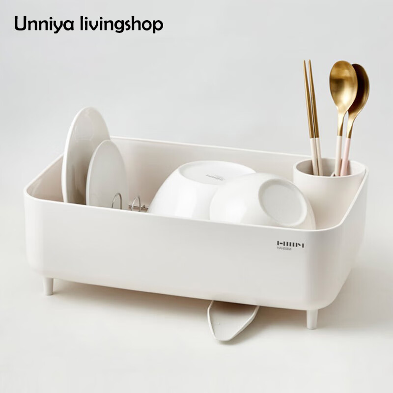 Manesen Korea direct mail dish rack drain rack pool dish storage rack drain rack kitchen dishes and chopsticks drain basket dish drain rack_390_x_260_x_130mm