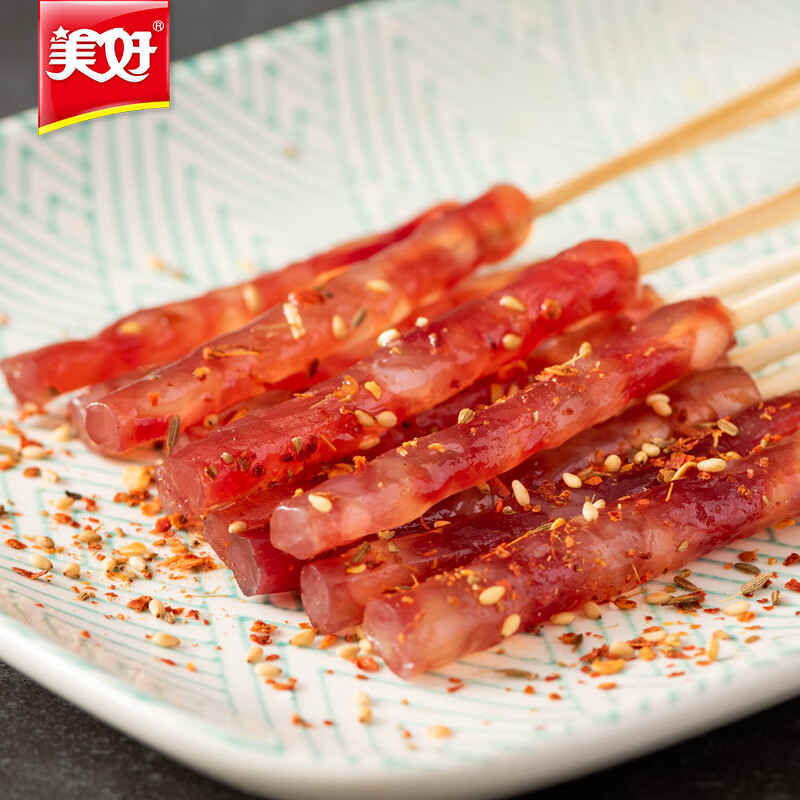 Beautiful small sausages 90g*4 Guangwei mini sweet sausage ingredients barbecue skewers spicy hot air fryer
