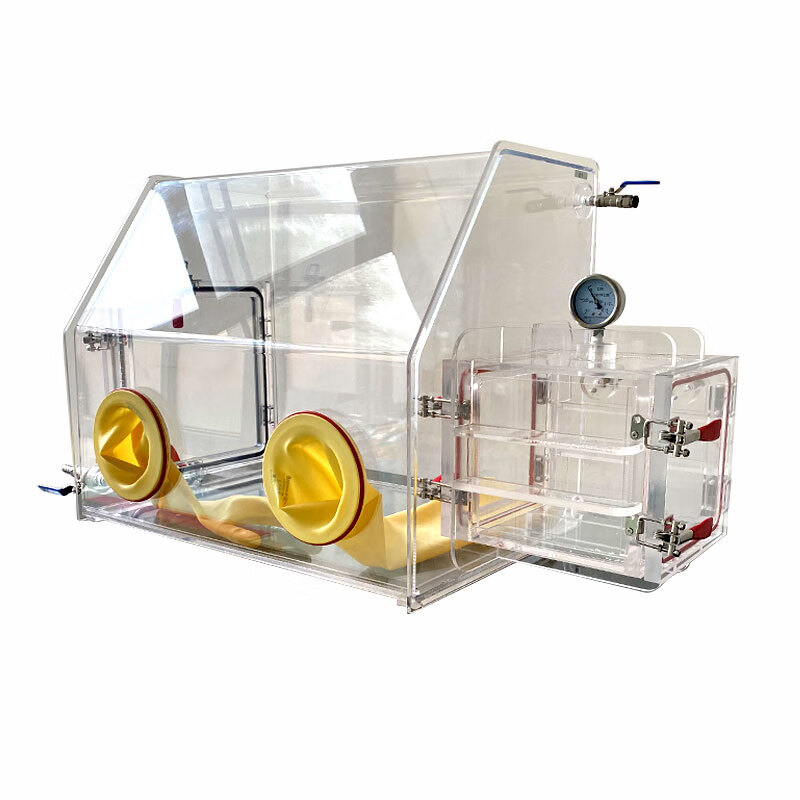 Jiang Zhiai acrylic vacuum glove box custom dust-free laboratory nitrogen inert gas anaerobic simple inoculation work box A02