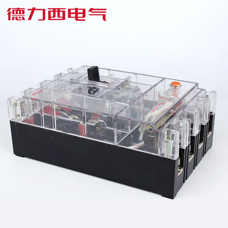 Delixi transparent leakage protection DZ20L-160T/4300 160A 250A 400A leakage protection circuit breaker 4P 160A 4p