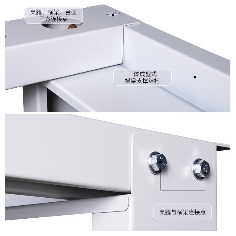 Baigang heavy-duty fitter operating table anti-static workbench repair table workshop assembly line mold test table single table 2100*750*800