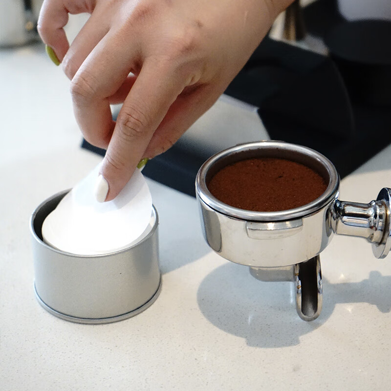 Runhuanian Italian coffee extraction filter paper secondary water separation filter paper 51 53 58mm household general hand brewing disposable 51mm 100 pieces of material