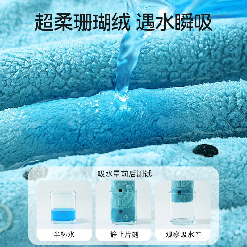 Betis children's washcloth baby face towel towel bib baby saliva towel wipe face brushing teeth waterproof mouthwash towel four seasons