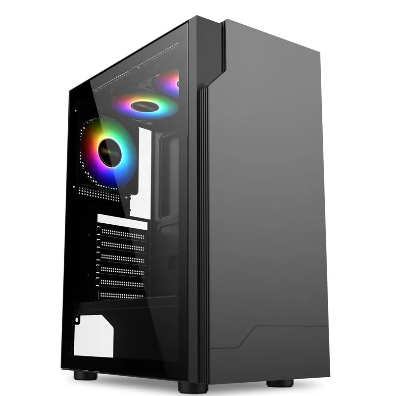 Sumtax/Xuntai X99 X79 dual-way chassis computer chassis desktop glass side transparent E-ATX motherboard game chassis