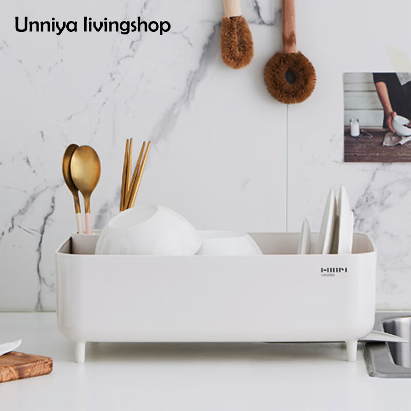 Manesen Korea direct mail dish rack drain rack pool dish storage rack drain rack kitchen dishes and chopsticks drain basket dish drain rack_390_x_260_x_130mm