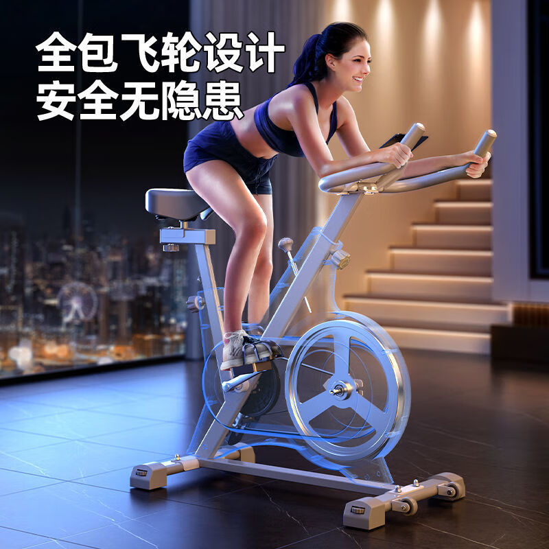 Xiaomi Stone Magnetic Control Intelligent Spin Bike Home Indoor Mini Exercise Bike Equipment Exercise Silent Sports Bike Black - Magnetic Control Model - No Watch, No Heart Rate