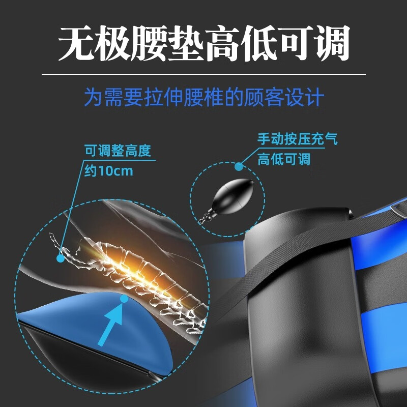 NUODEMA inversion machine, home fitness equipment, small inversion auxiliary artifact, inversion stretching yoga chair inversion device (SGS) certification | one-piece molding | double latch