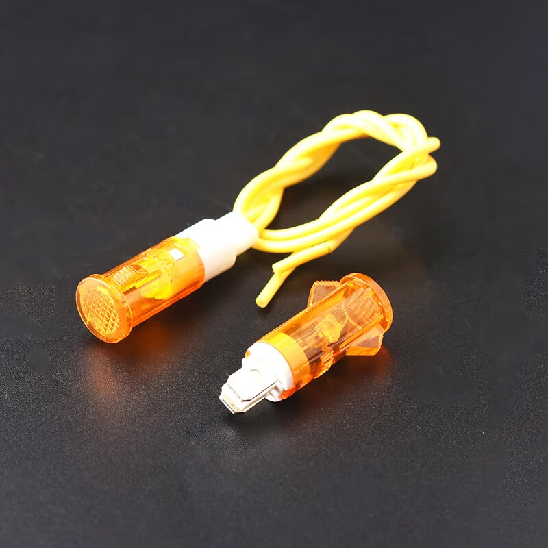 10MM corded indicator light signal light XD10-3 power light XD7-1 work indicator light MDX-11A XD10-3 red 220v (5 pieces)