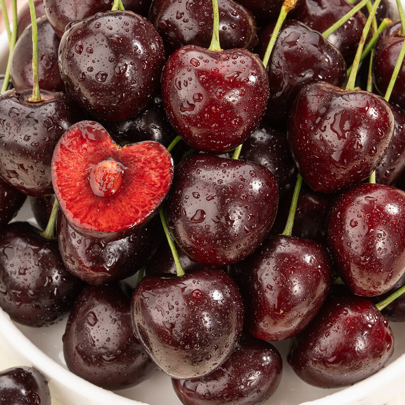 Goodfarmer Chilean cherries 2J grade 5kg gift box, fruit diameter about 28-30mm, straight from the source of the fruit
