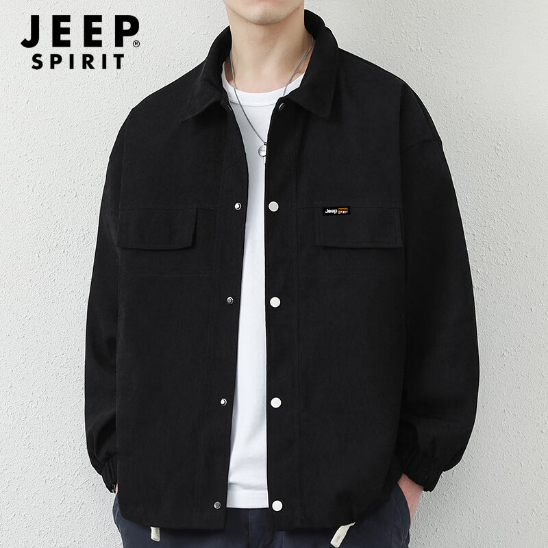 JEEP SPIRIT Jeep jacket men's autumn jacket men's windproof clothes versatile men's tops men's clothing