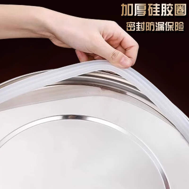 Binhuang 304 stainless steel tea can storage tea can tea bucket large tangerine peel bucket large capacity tea bucket antibacterial 304 fully sealed diameter 50 height 60