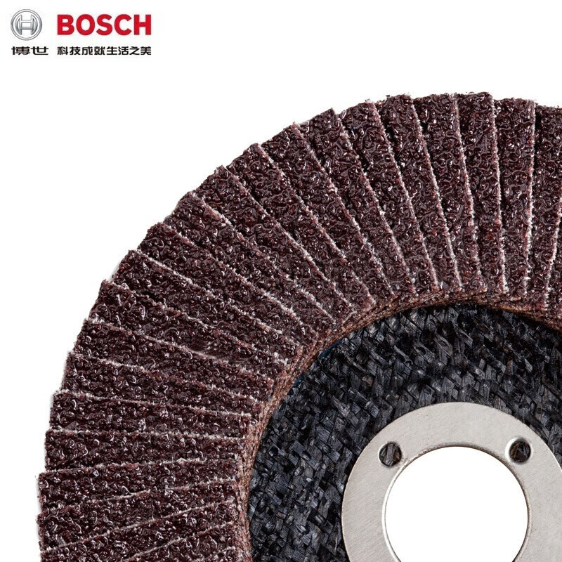 Bosch (BOSCH) 100/125/180mm louver blade angle grinder grinding louver wheel metal rust removal polishing wheel 125mm 120 mesh practical type