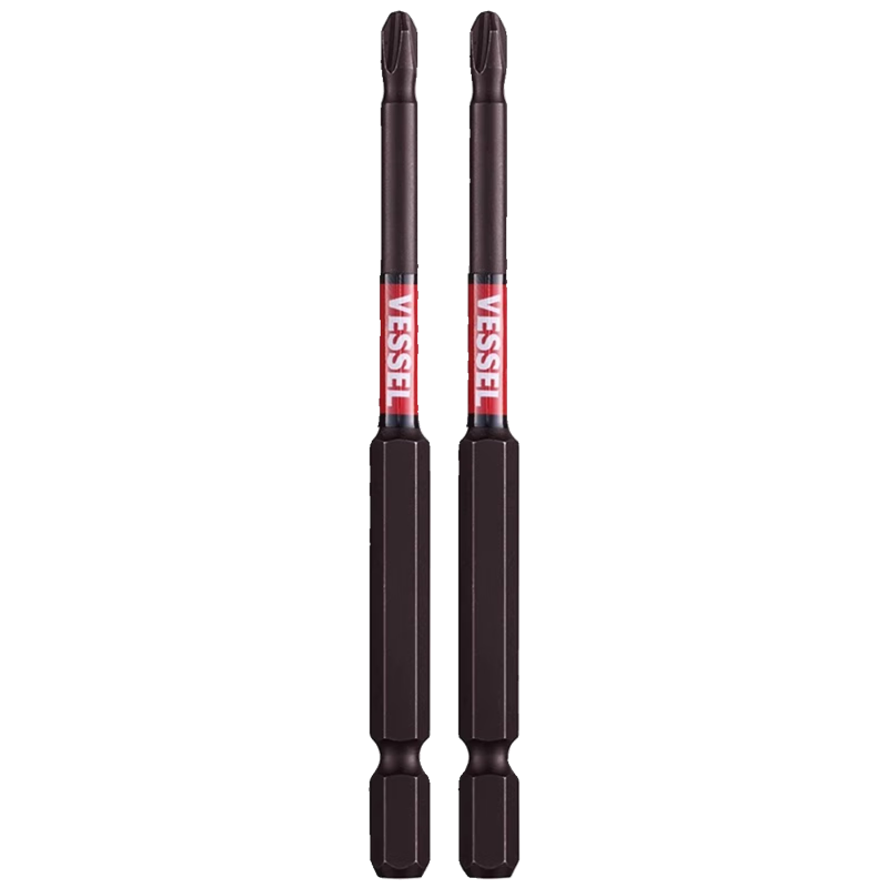 VESSEL Weiwei Electric Strong Magnetic Cross Bit High Hardness Hand Electric Drill Japan Imported Screwdriver Wind Bit SS16110 162100 One Piece Each