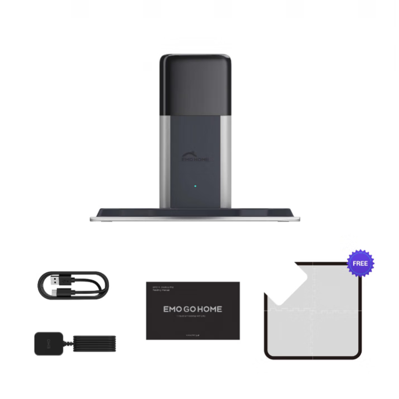 EMO Robot Charging Pile Smart Light Sticker Headphones EMO Robot Clothes Accessories Clothes (Cow)