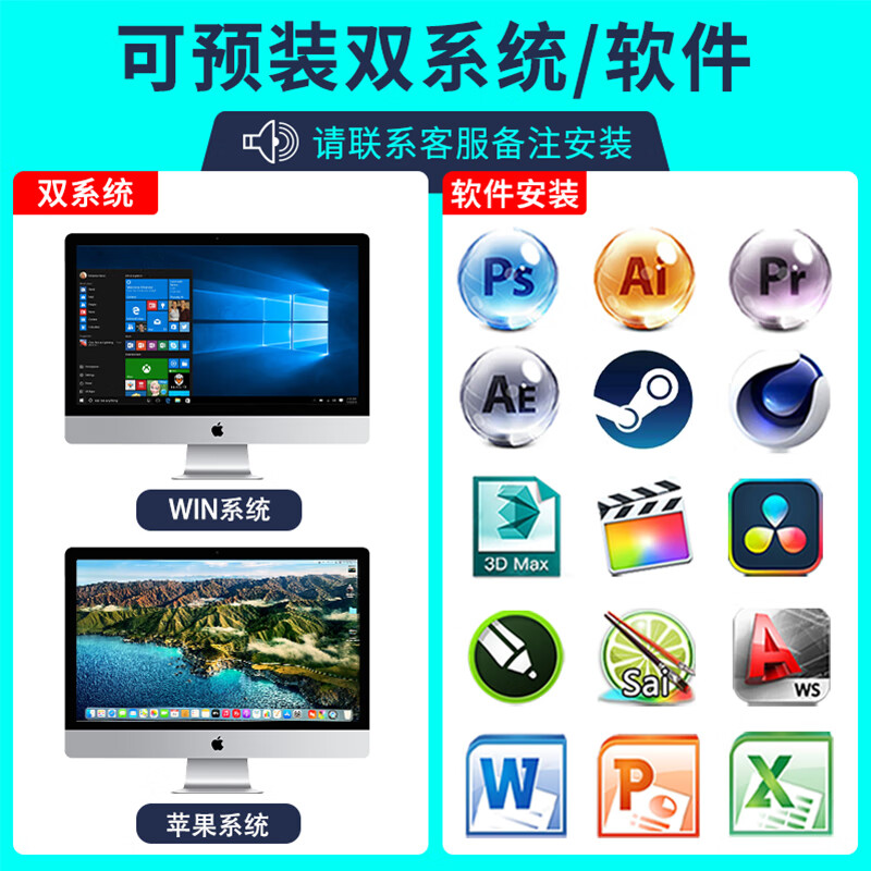 Apple (Apple) Mac mini M4/M4Pro Second-hand Apple mini console Desktop computer AI smart office design game console 99 new original packaging M4-16G-1TB customization only replacement not repair