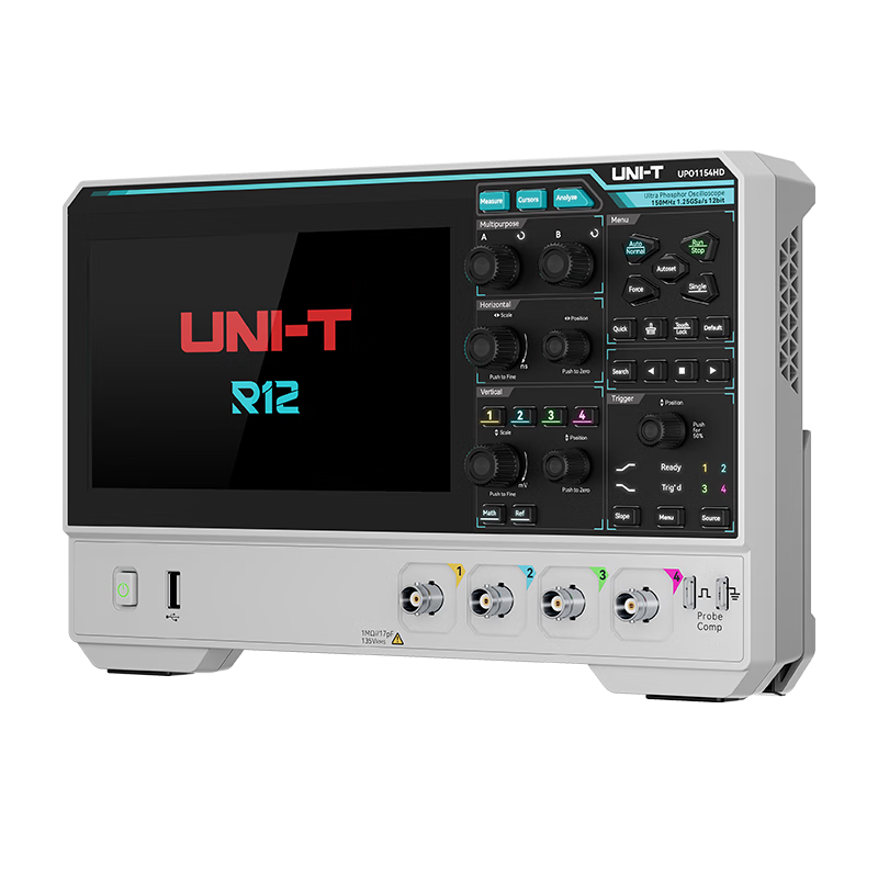 Unilever UPO1154HD four-channel digital oscilloscope 12bit high-resolution 150M bandwidth digital fluorescent oscilloscope