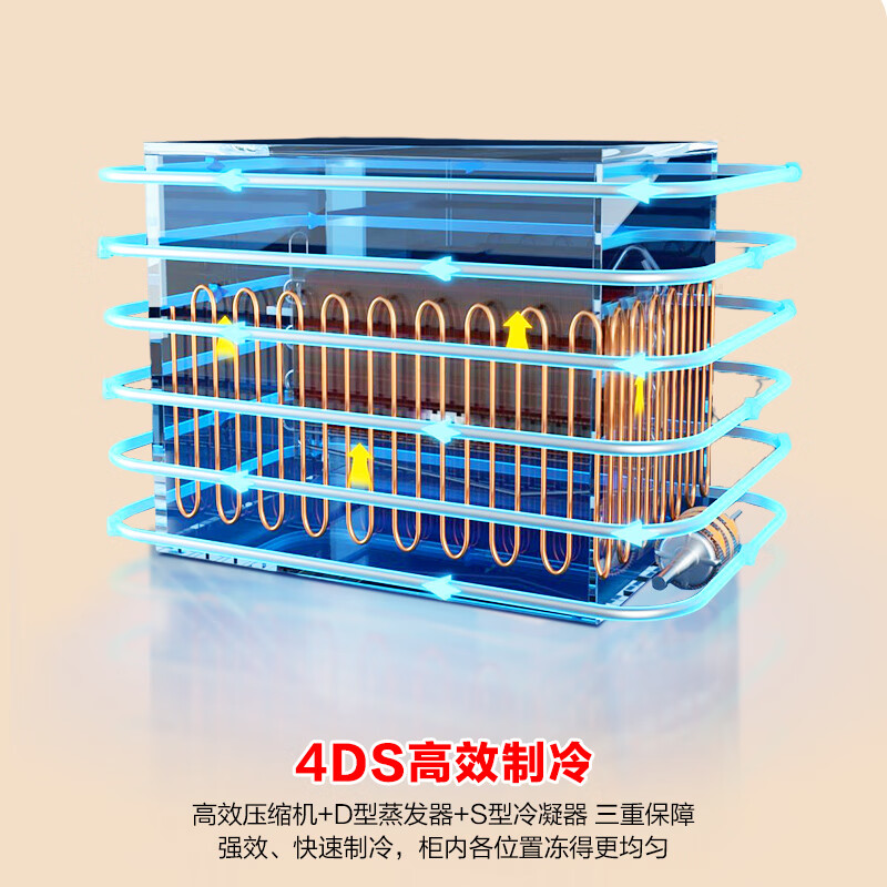 Rongsheng 200L Antibacterial Liner High-efficiency Refrigeration 150H Power-off Protection Level 1 Energy Efficiency -35 Cryogenic Fresh Lock High-efficiency Frost Reduction 80% Horizontal Freezer BD/BC-200E10HNLAD