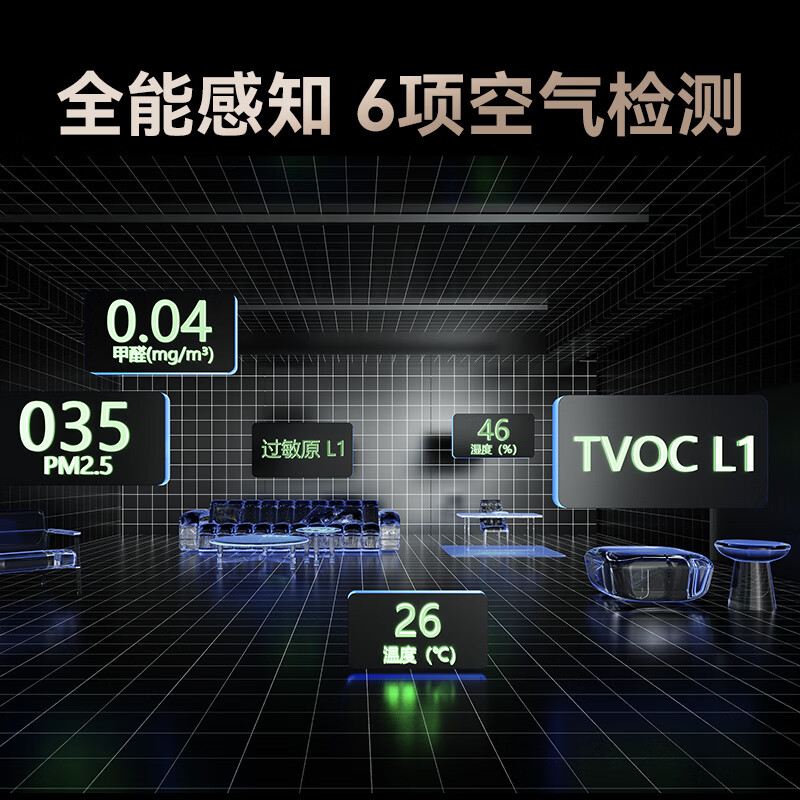 Huawei Smart Selection Hongmeng Smart Selection 720 Air Purifier 3Pro Enhanced Edition Large Household Platinum Formaldehyde Remover Professional Household Smoke Smell Allergen Pet Suck Cat Hair National Subsidy