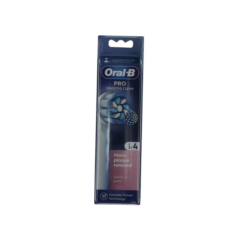 Oral-B's new adult brush head, ultra-soft gum protection, multi-angle sensitive cleaning - 4-pack electric toothbrush heads