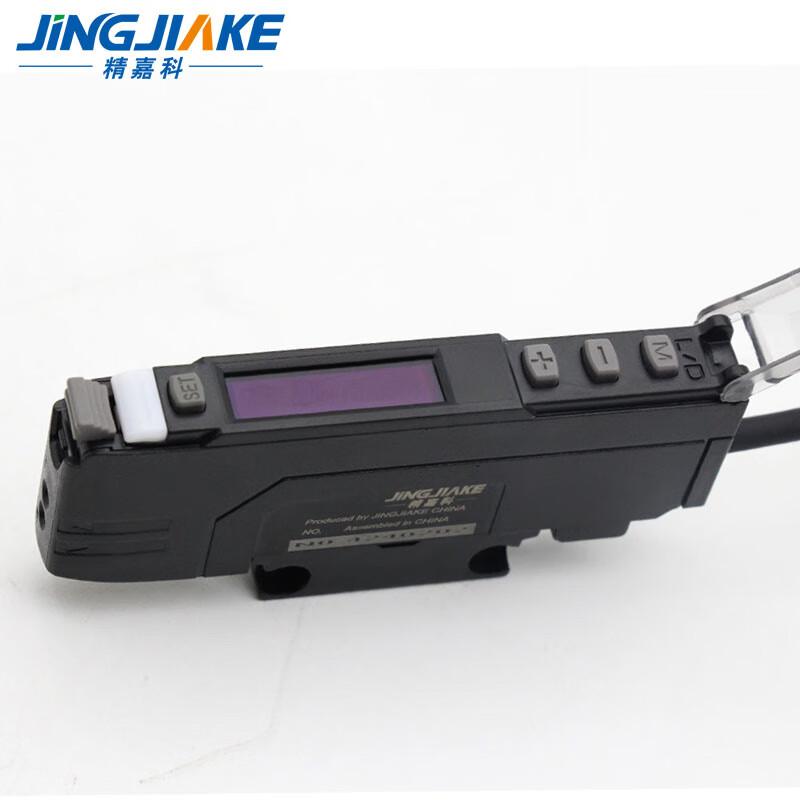 Yue Changsheng manual-free Chinese character optical fiber amplifier triple power high-precision optical fiber sensor adapts to various probes amplifier + M4 reflective optical fiber one meter line