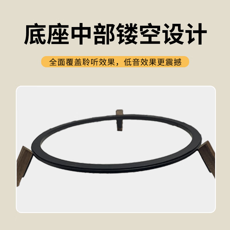 Yinyou Bluetooth audio base bracket is suitable for Harman Kardon glass 5/6 generation crystal 3/4 generation solid wood heightening metal bracket LP100 speaker decorative accessories 78 anti-slip shock absorption official website original version upgraded #base bracket