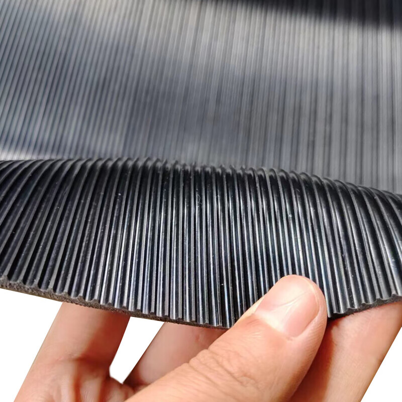 High quality black pinstripe rubber sheet insulating rubber mat floor carpet wear-resistant anti-slip mat 3mm 5mm rubber mat pinstripe 1.2m*10m*3mm