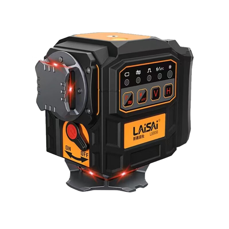 Laser Laser's new 12-line LS6656 laser level high-brightness high-precision strong light level LS6656 (200 mW red light standard + base)