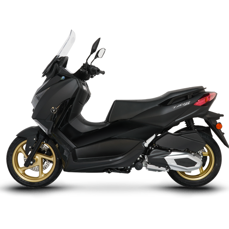 Tianying TX250E Deluxe Edition Fuel Scooter Long-distance Motorcycle Travel Luxurious and Comfortable Matt Black 25 Models 12 Interest-Free Periods