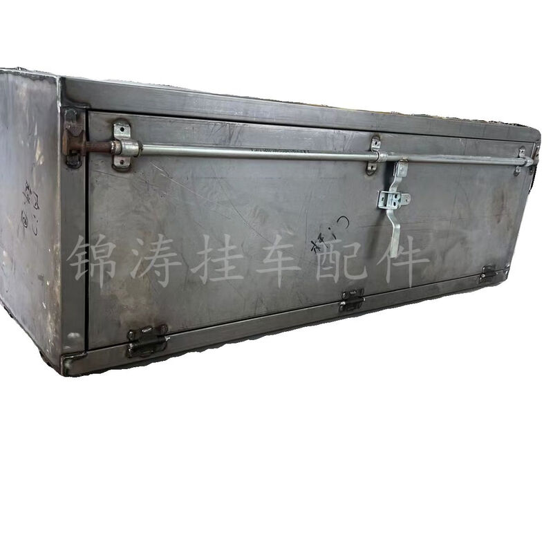 Pick-up cat semi-trailer tool box, large truck, custom-made thickened fully welded iron lock rod storage box, rectangular parallelepiped, custom size, contact customer service