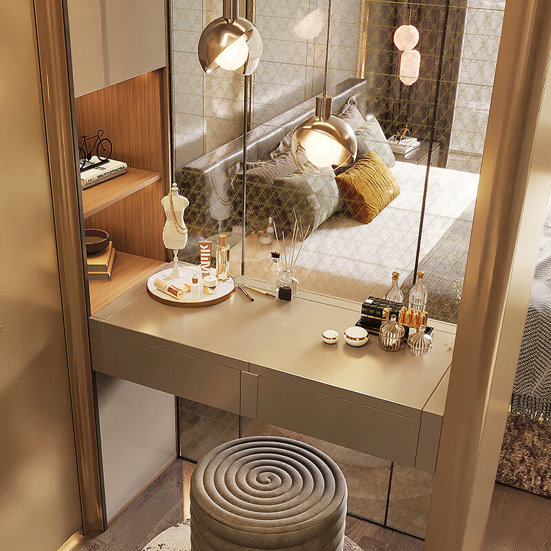 Sophia wardrobe and cloakroom customization, light luxury metal bedroom wardrobe storage cabinet, storage cabinet furniture, whole house customization, membership bonus