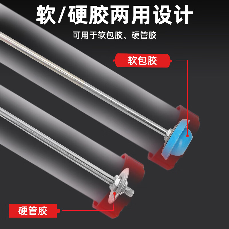 Sanhe glass glue gun, transparent plastic manual glue gun, structural glue silicone glue sealant soft bag glue gun