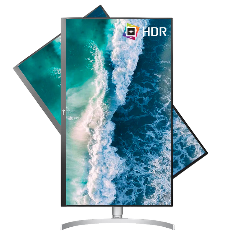 95% new LG 27-inch 4K monitor Ultra HD HDR IPS Rotation Lift UHD Color Calibration Reading Mode Game Computer Monitor Suitable for PS5 27UL550-W