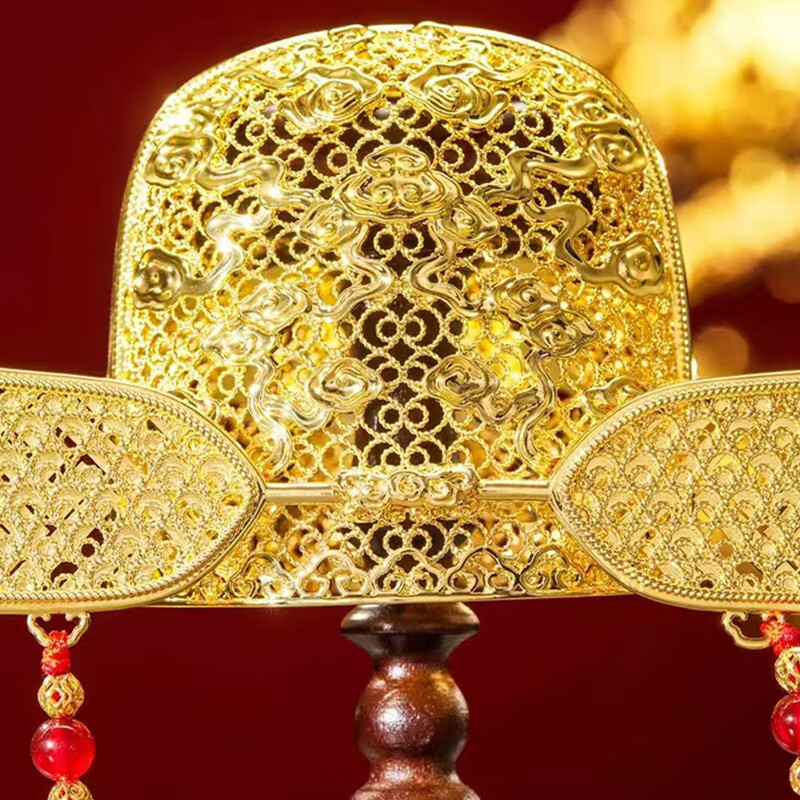 Zhu Bingren's three-yuan number one hat in a row academic living room entrance table decoration