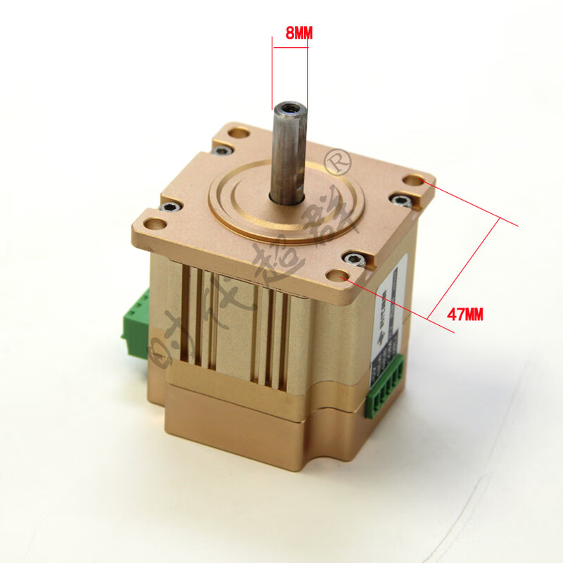 Yue Changsheng 57 DC servo integrated servo small volume 50W100W485/CNA bus communication 24V servo set 50W1000 rpm pulse +485 horizontal conventional