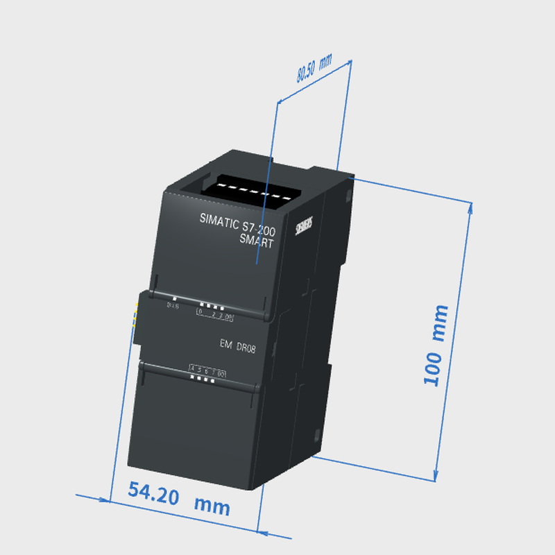 Siemens 6ES72882DR080AA0 PLC module controller SIMATIC S7-200 SMART, digital output SM DR08, 8 DO, relay 2A