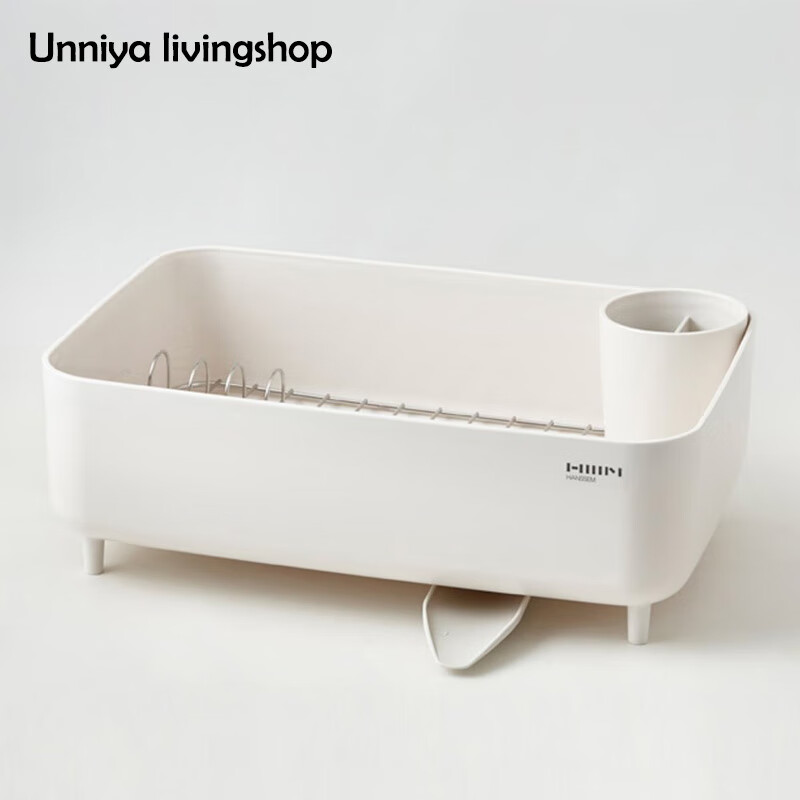 Manesen Korea direct mail dish rack drain rack pool dish storage rack drain rack kitchen dishes and chopsticks drain basket dish drain rack_390_x_260_x_130mm