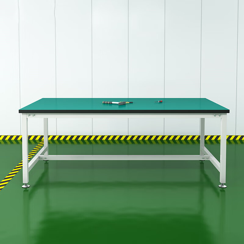 Kegang anti-static workbench assembly line operating table factory workshop laboratory test bench tool table with drawer packing table 2000*1200*750 single table