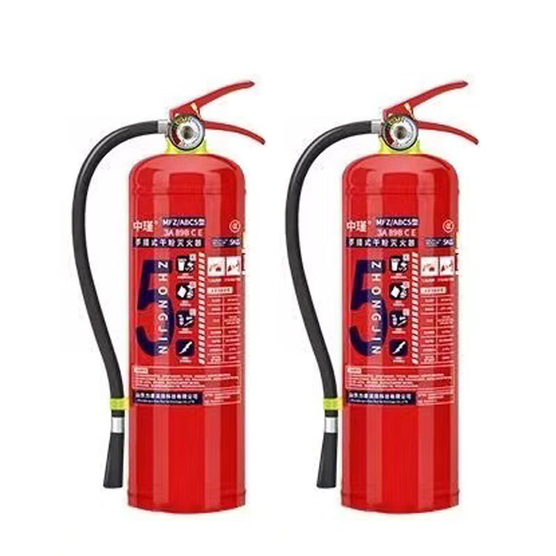 Zhongjin portable dry powder fire extinguisher 2025 new national standard 5kg unit